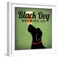 Black Dog Brewing Co on Green-Ryan Fowler-Framed Art Print