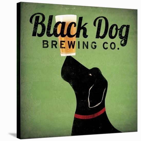 Black Dog Brewing Co on Green-Ryan Fowler-Stretched Canvas