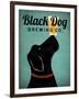 Black Dog Brewing Co v2-Ryan Fowler-Framed Art Print