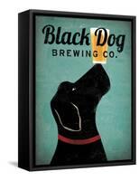 Black Dog Brewing Co v2-Ryan Fowler-Framed Stretched Canvas