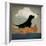 Black Dog Canoe Ride-Ryan Fowler-Framed Art Print