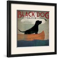 Black Dog Canoe-Ryan Fowler-Framed Photographic Print