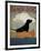 Black Dog Canoe-Ryan Fowler-Framed Art Print