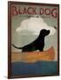 Black Dog Canoe-Ryan Fowler-Framed Art Print