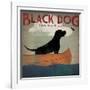 Black Dog Canoe-Ryan Fowler-Framed Art Print