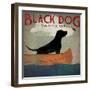 Black Dog Canoe-Ryan Fowler-Framed Art Print