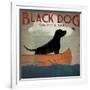 Black Dog Canoe-Ryan Fowler-Framed Art Print