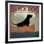 Black Dog Canoe-Ryan Fowler-Framed Art Print