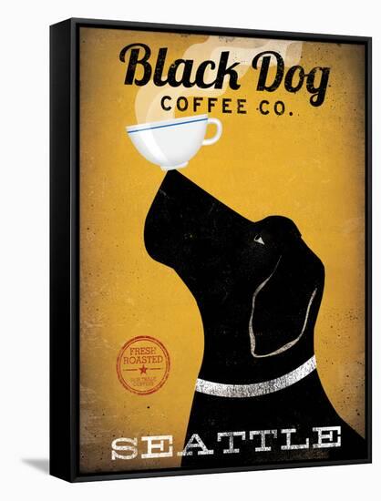 Black Dog Coffee Co Seattle-Ryan Fowler-Framed Stretched Canvas