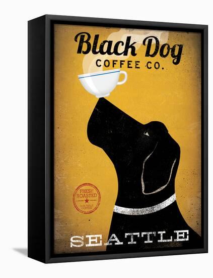 Black Dog Coffee Co Seattle-Ryan Fowler-Framed Stretched Canvas