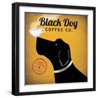 Black Dog Coffee Co-Ryan Fowler-Framed Art Print