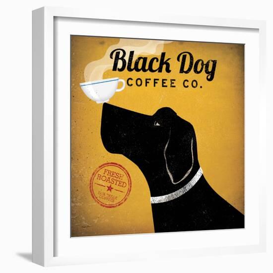 Black Dog Coffee Co-Ryan Fowler-Framed Art Print