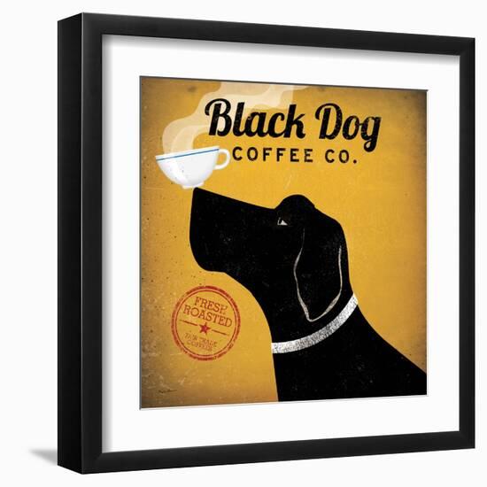 Black Dog Coffee Co-Ryan Fowler-Framed Art Print