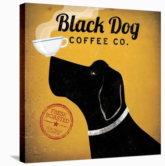 Black Dog Coffee Co-Ryan Fowler-Stretched Canvas