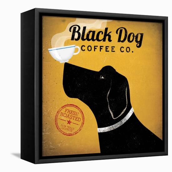 Black Dog Coffee Co-Ryan Fowler-Framed Stretched Canvas