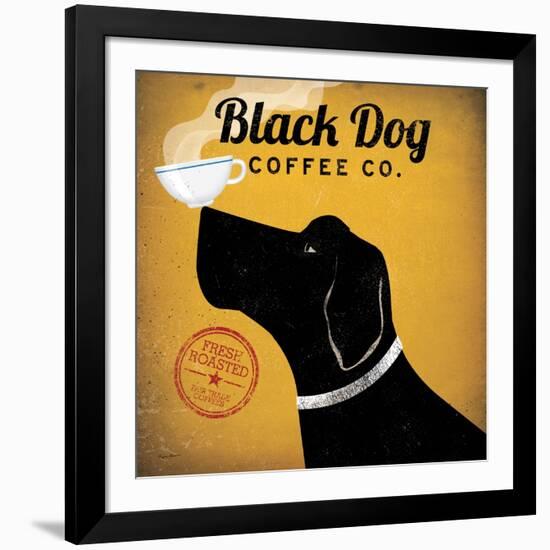 Black Dog Coffee Co-Ryan Fowler-Framed Art Print