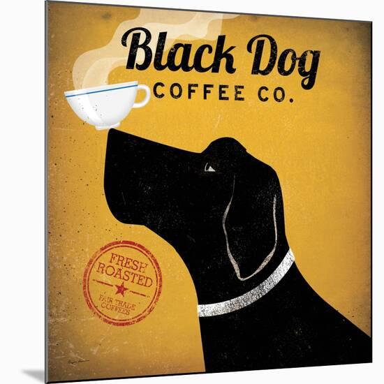 Black Dog Coffee Co-Ryan Fowler-Mounted Art Print
