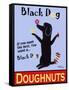 Black Dog Doughnuts-Ken Bailey-Framed Stretched Canvas