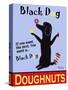 Black Dog Doughnuts-Ken Bailey-Stretched Canvas