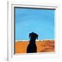 Black Dog in Chestertown, 1998-Marjorie Weiss-Framed Giclee Print