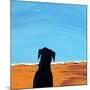 Black Dog in Chestertown, 1998-Marjorie Weiss-Mounted Giclee Print