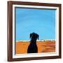 Black Dog in Chestertown, 1998-Marjorie Weiss-Framed Giclee Print