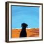 Black Dog in Chestertown, 1998-Marjorie Weiss-Framed Giclee Print