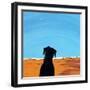 Black Dog in Chestertown, 1998-Marjorie Weiss-Framed Giclee Print