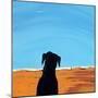Black Dog in Chestertown, 1998-Marjorie Weiss-Mounted Giclee Print