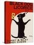 Black Dog Licorice-Ken Bailey-Stretched Canvas