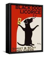 Black Dog Licorice-Ken Bailey-Framed Stretched Canvas