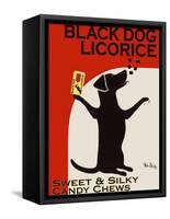 Black Dog Licorice-Ken Bailey-Framed Stretched Canvas