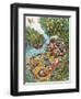 Black Dog's Treasure Island-Bill Bell-Framed Giclee Print