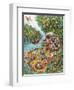 Black Dog's Treasure Island-Bill Bell-Framed Giclee Print