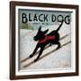 Black Dog Ski-Ryan Fowler-Framed Art Print