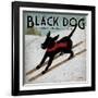 Black Dog Ski-Ryan Fowler-Framed Art Print