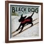 Black Dog Ski-Ryan Fowler-Framed Art Print