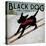 Black Dog Ski-Ryan Fowler-Stretched Canvas