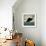 Black Dog Swim-Ryan Fowler-Framed Art Print displayed on a wall