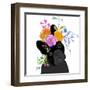 Black Dog-Edith Jackson-Framed Art Print