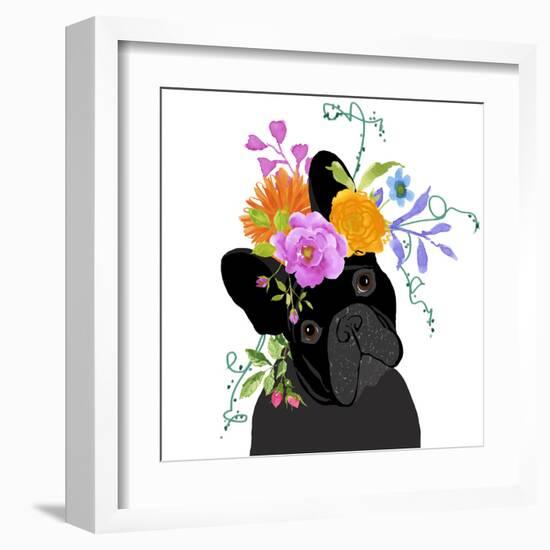 Black Dog-Edith Jackson-Framed Art Print