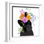 Black Dog-Edith Jackson-Framed Art Print