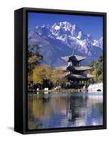 Black Dragon Pool, Lijiang, Yunnan, China-Peter Adams-Framed Stretched Canvas