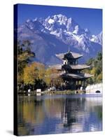 Black Dragon Pool, Lijiang, Yunnan, China-Peter Adams-Stretched Canvas