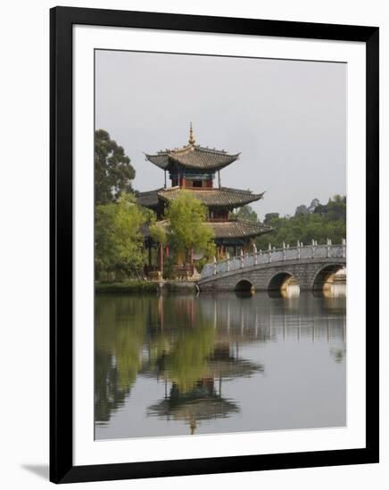 Black Dragon Pool Park, Lijiang, Yunnan Province, China, Asia-Angelo Cavalli-Framed Photographic Print