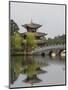 Black Dragon Pool Park, Lijiang, Yunnan Province, China, Asia-Angelo Cavalli-Mounted Premium Photographic Print