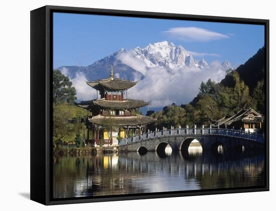 Black Dragon Pool-Christophe Boisvieux-Framed Stretched Canvas