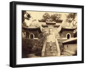 Black Dragon Temple, Hai Cung Tan (China)-John Thomson-Framed Photographic Print