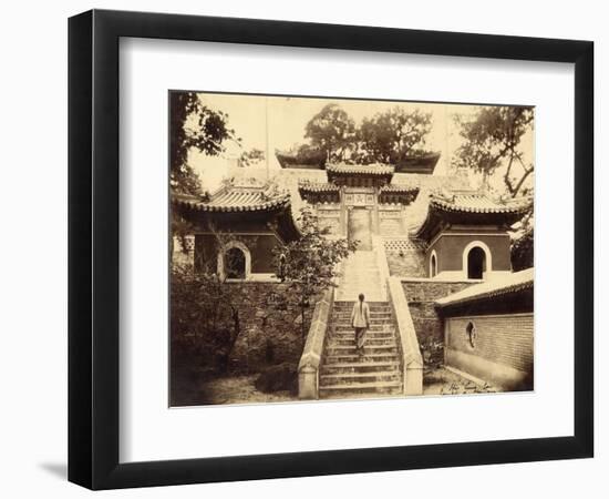 Black Dragon Temple, Hai Cung Tan (China)-John Thomson-Framed Photographic Print