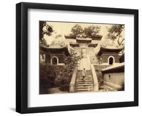 Black Dragon Temple, Hai Cung Tan (China)-John Thomson-Framed Photographic Print